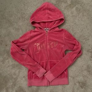 juicy couture | pink velour tracksuit jacket